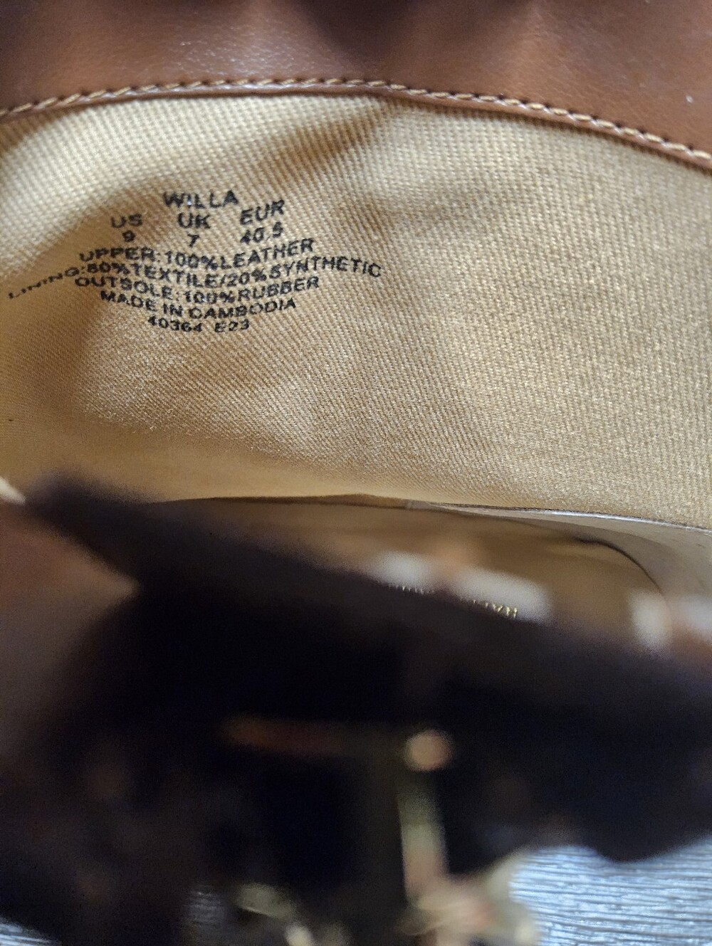 NWOT Lauren Ralph Lauren Size 9 Tan Leather Ankle Zip Boots - Picture 6 of 11